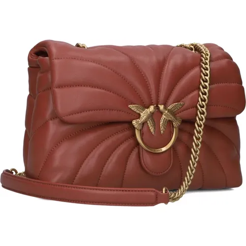 Rote Schultertasche Love Puff Classic - pinko - Modalova