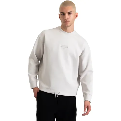 Sweatshirt aus Baumwollmischung - Emporio Armani - Modalova