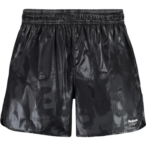 Mesh-gefütterte Badehose , Herren, Größe: M - alexander mcqueen - Modalova