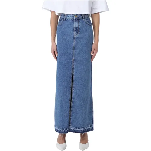 Denim Skirts , Damen, Größe: L - Philosophy di Lorenzo Serafini - Modalova