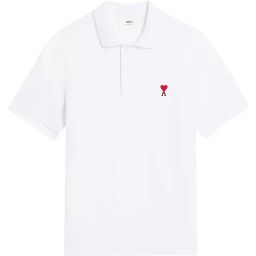 Weißes Polo-Shirt Ami Paris - Ami Paris - Modalova