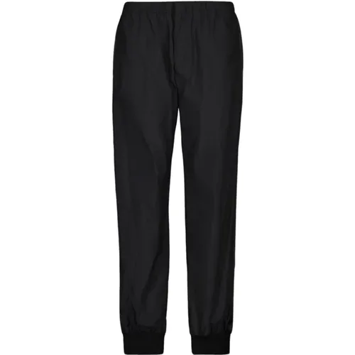 Silk and nylon jogging pants , male, Sizes: L, M - Prada - Modalova