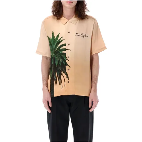 Royal Palm Men's Shirt , male, Sizes: M, L, S - Blue Sky Inn - Modalova