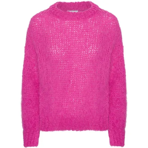 Weicher Alpaka Pullover Neon , Damen, Größe: S - American Dreams - Modalova