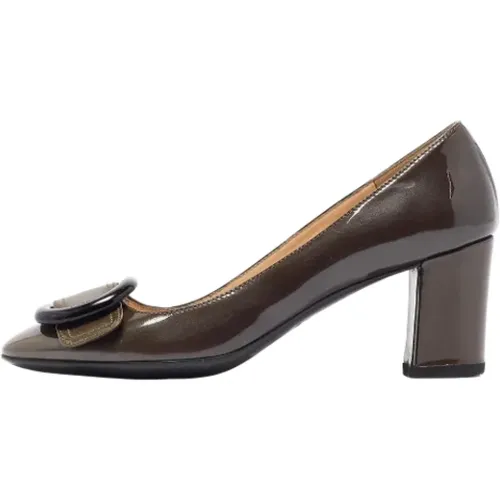 Pre-owned Leather heels , female, Sizes: 3 1/2 UK - Prada Vintage - Modalova