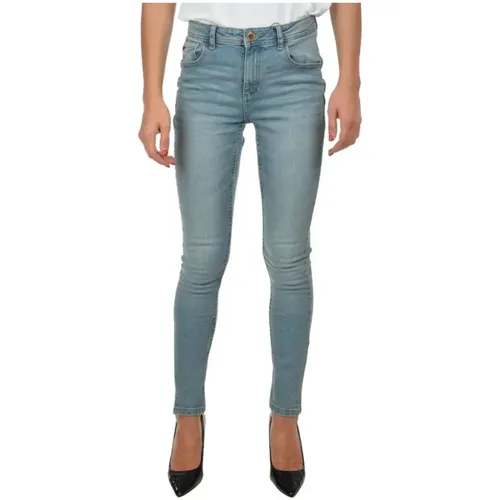 Hellblaue Skinny Jeans für Frauen - YES ZEE - Modalova