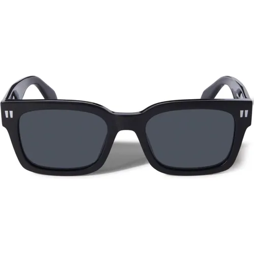 Schwarze Sonnenbrille mit Original-Etui,Sonnenbrille,Sunglasses,Braune Sonnenbrille mit Original-Etui,Sage Sonnenbrille - Off White - Modalova
