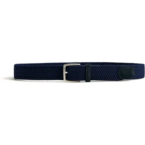 Elastic Braid Belt , male, Sizes: 95 CM, 100 CM, 85 CM, 110 CM, 90 CM - Gant - Modalova