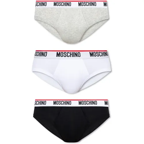 Markenunterhosen 3er-Pack , Herren, Größe: M - Moschino - Modalova