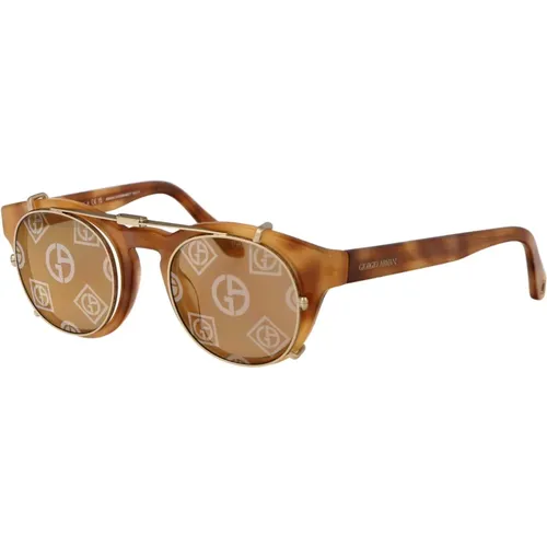 Stylish Sunglasses 0Ar8190U , male, Sizes: 46 MM - Giorgio Armani - Modalova