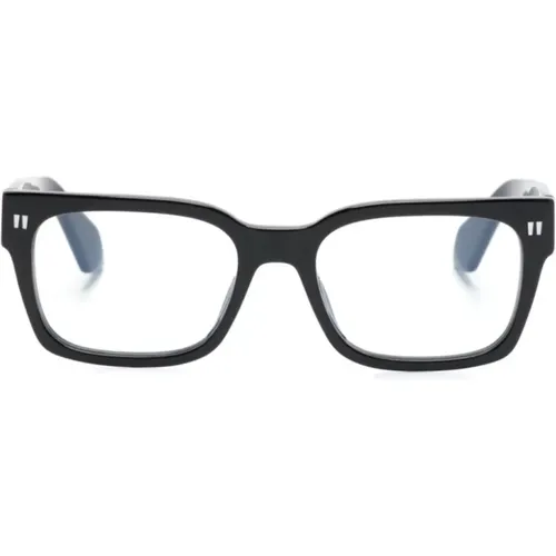 Schwarze Optische Brille Stilvoll Für Den Täglichen Gebrauch,Blaue Optische Brille, vielseitig und stilvoll - Off White - Modalova