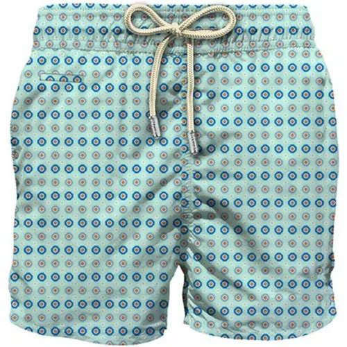 Fantasyultralight Badeshorts Klassischer Polka Dot Print , Herren, Größe: XL - MC2 Saint Barth - Modalova