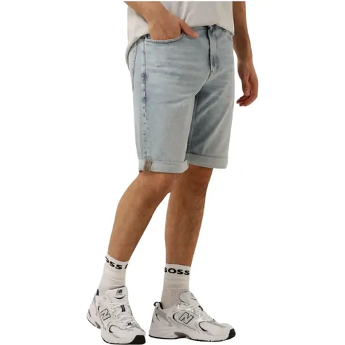 Slim Short Jeans , Herren, Größe: W31 - Calvin Klein - Modalova
