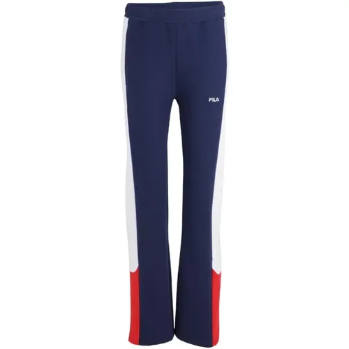 Baumwoll-Sweatpants mit elastischem Bund , Damen, Größe: XS - Fila - Modalova
