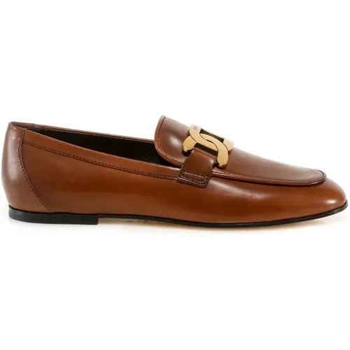 Leather Loafer Shoes , female, Sizes: 8 UK, 6 UK, 7 UK, 5 1/2 UK - TOD'S - Modalova