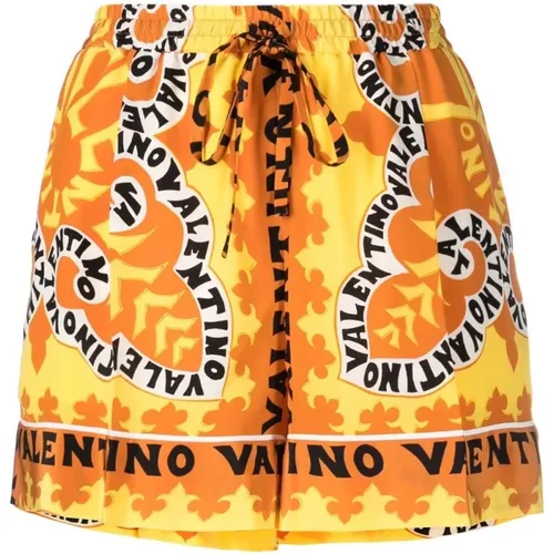 Silk Shorts , female, Sizes: XS - Valentino Garavani - Modalova