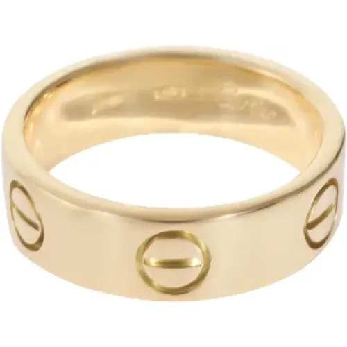 Pre-owned Gold rings , female, Sizes: ONE SIZE - Cartier Vintage - Modalova