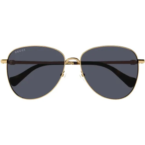 Gold Sunglasses Gg1419S-001 , female, Sizes: 60 MM - Gucci - Modalova