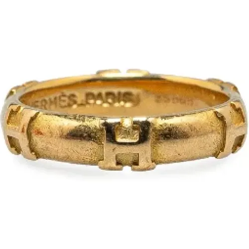 Pre-owned Metal rings , female, Sizes: ONE SIZE - Hermès Vintage - Modalova