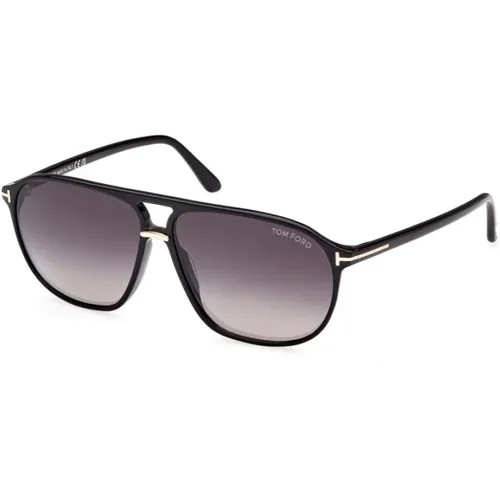 Aviator Sonnenbrille in Schwarz - Tom Ford - Modalova