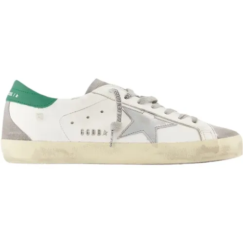 Super-Star Sneakers - Multi - Leather , male, Sizes: 6 UK, 11 UK, 8 UK, 7 UK - Golden Goose - Modalova