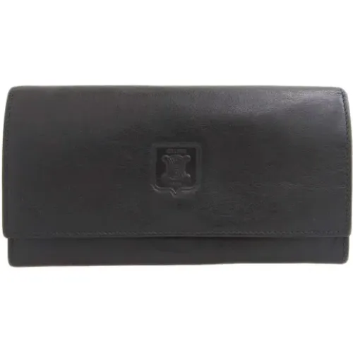 Pre-owned Leather wallets , female, Sizes: ONE SIZE - Celine Vintage - Modalova