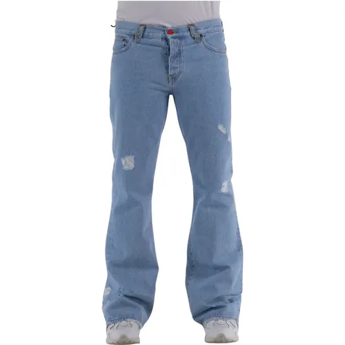 Straight Jeans , male, Sizes: W32, W34 - Members of the Rage - Modalova