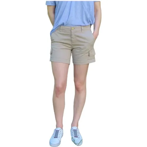 Cargo Shorts mit Nieten , Damen, Größe: S - Mason's - Modalova