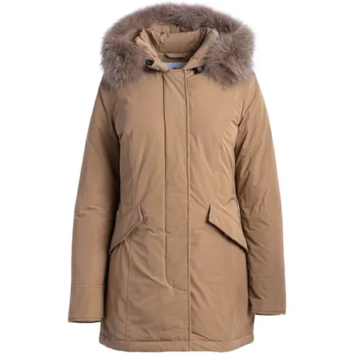 Casual-Sporty Windproof Coats , female, Sizes: L, XL - Woolrich - Modalova