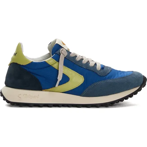 Blue Lime Sneakers Heritage Ripstop , male, Sizes: 10 UK, 8 UK, 7 UK, 6 UK, 9 UK - Valsport 1920 - Modalova