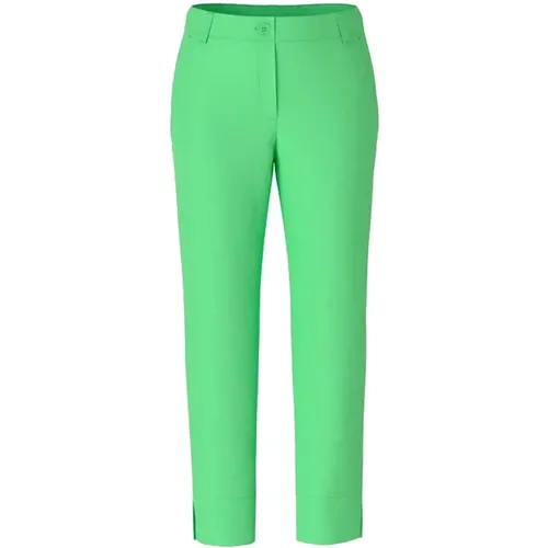 Stilvolle und bequeme grüne Cropped-Hose für Damen , Damen, Größe: S - Marc Cain - Modalova