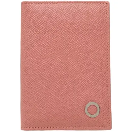 Pre-owned Leather wallets , female, Sizes: ONE SIZE - Bvlgari Vintage - Modalova