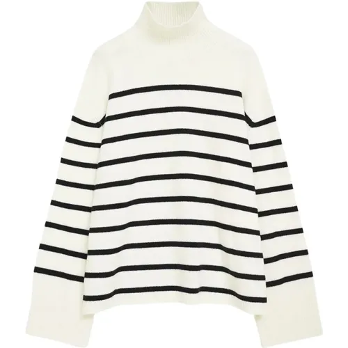 Courtney Sweater - Striper , Damen, Größe: L - Anine Bing - Modalova