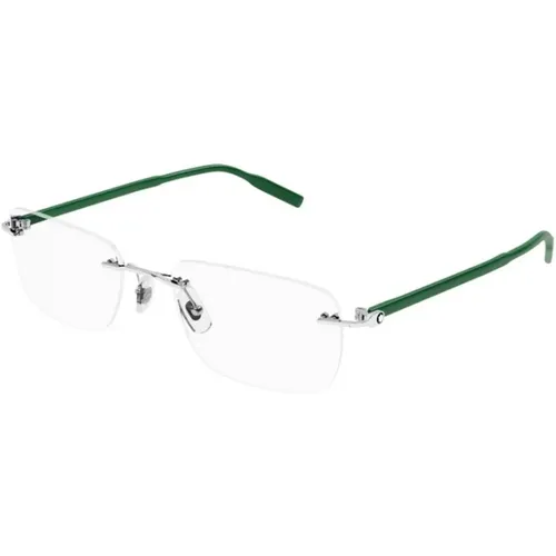 Elegante Silberne Brillenfassungen - Montblanc - Modalova