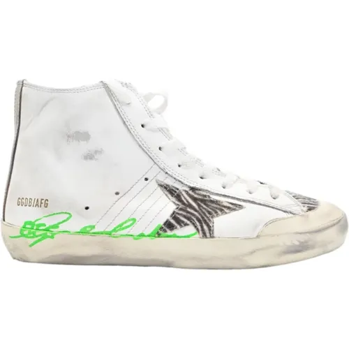 Zebra Star Sneakers - Francy , female, Sizes: 6 UK - Golden Goose - Modalova