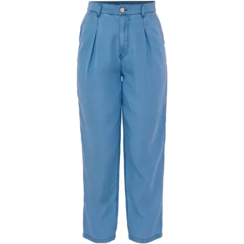 Klare Blaue Wide Leg Jeans , Damen, Größe: W28 - Kocca - Modalova