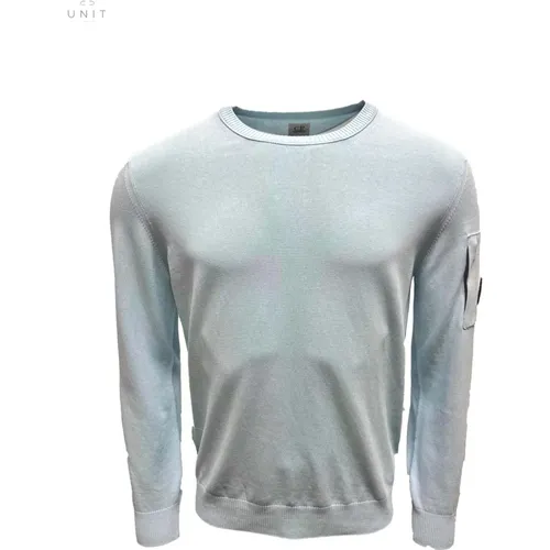 Old Dyed Cotton Crepe Knit Sweater , male, Sizes: L, XL - C.P. Company - Modalova