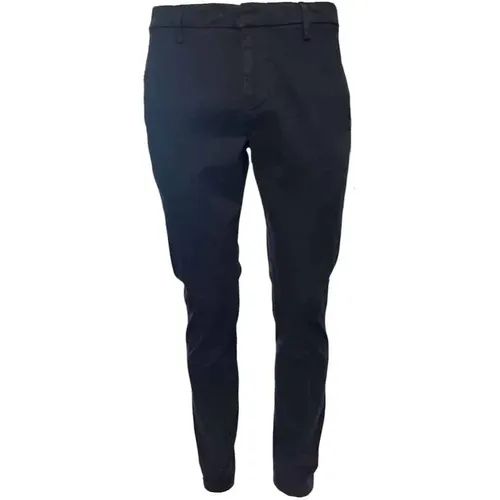 StylishStraight Trousers for Men , male, Sizes: W36, W35 - Dondup - Modalova