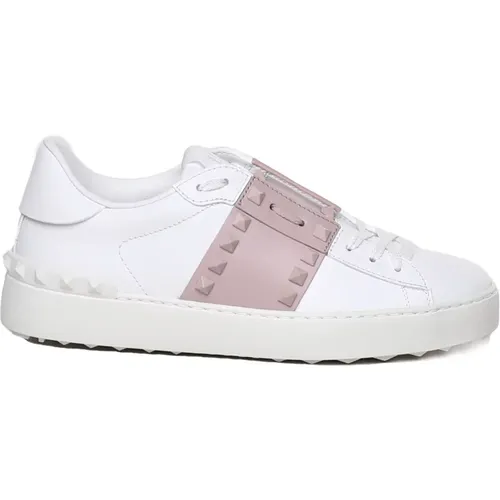 Studded Leather Sneakers , female, Sizes: 3 1/2 UK, 4 UK - Valentino Garavani - Modalova