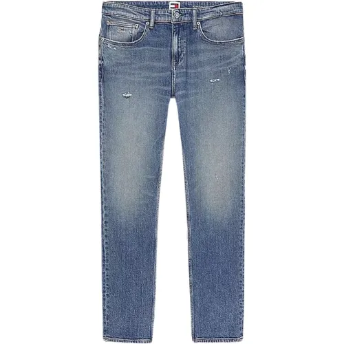 Zerrissene Slim Fit Denim Jeans - Tommy Hilfiger - Modalova