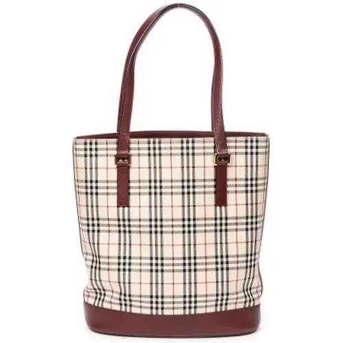 Pre-owned Canvas totes , female, Sizes: ONE SIZE - Burberry Vintage - Modalova