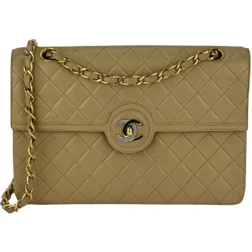 Pre-owned Chanel Quilted Lambskin Medium Single Flap Bag , female, Sizes: ONE SIZE - Chanel Vintage - Modalova