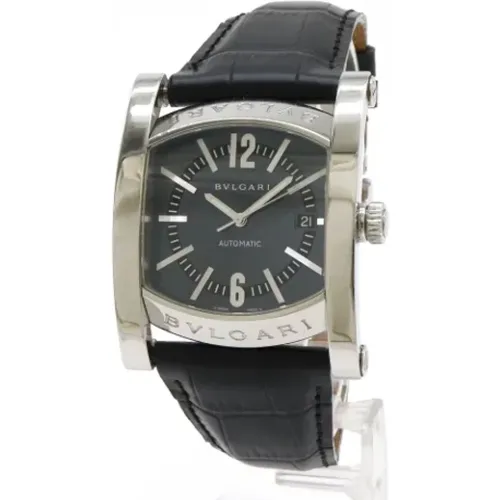 Pre-owned Stainless Steel watches , male, Sizes: ONE SIZE - Bvlgari Vintage - Modalova