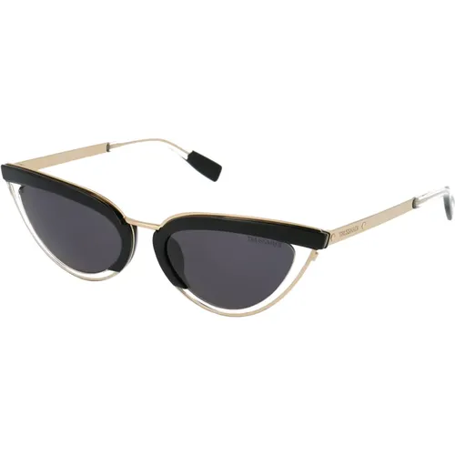 Stylische Sonnenbrille Str378 für den Sommer , Damen, Größe: 56 MM - Trussardi - Modalova