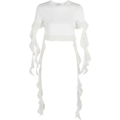 Elegant Ruches Blouse , female, Sizes: S, M - Blumarine - Modalova