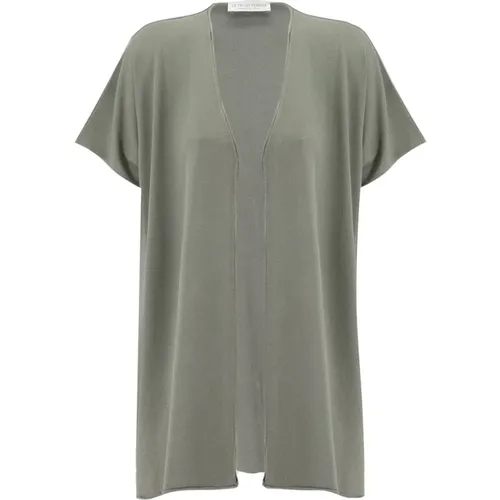 Women Clothing Shirts Sage Ss23 , female, Sizes: M - Le Tricot Perugia - Modalova