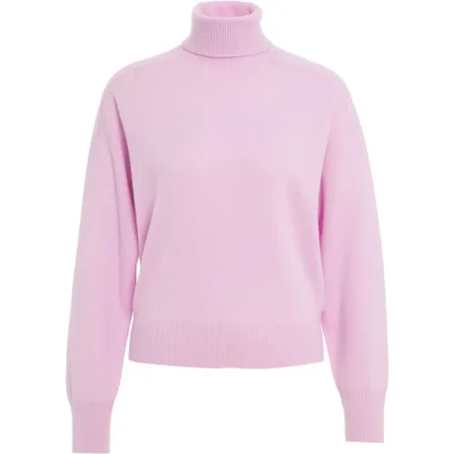 Rose Turtleneck Cashmere Sweater , female, Sizes: M, L, S, XS - MVM - Modalova