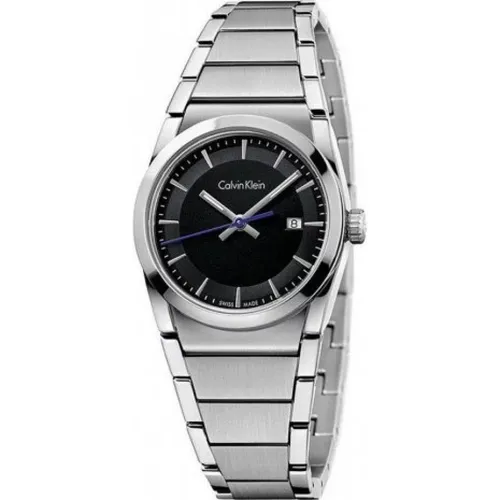 Elegant Quartz Watch with Black Dial , female, Sizes: ONE SIZE - Calvin Klein - Modalova