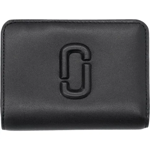 Compact Wallet with Double-J Logo , female, Sizes: ONE SIZE - Marc Jacobs - Modalova