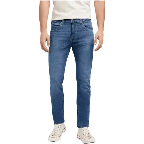 Slim Gerades Jeans , Herren, Größe: W34 L32 - Lee - Modalova